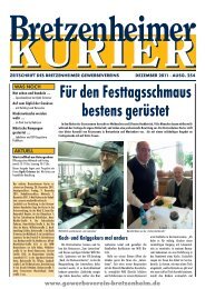 Für Den Festtagsschmaus Bestens Gerüstet - Gewerbeverein ...