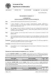 n. 17 del 19 ottobre - UniversitÃ  degli Studi di Pisa
