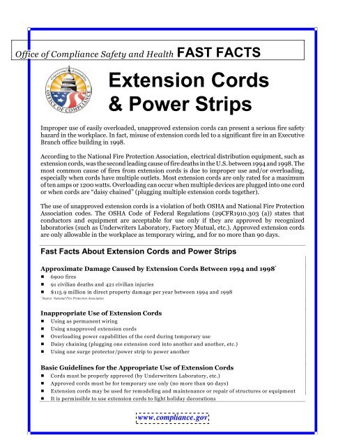 Extension Cords & Power Strips