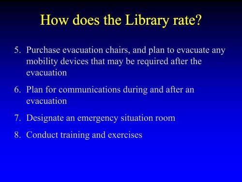 Emergency Evacuation Procedures for Persons with Disabilities