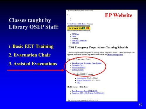 Emergency Evacuation Procedures for Persons with Disabilities