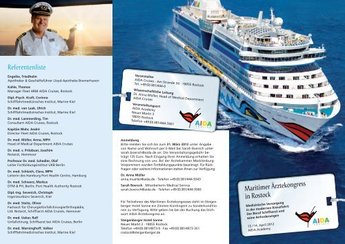 Referentenliste - Deutsche Gesellschaft für Maritime Medizin eV