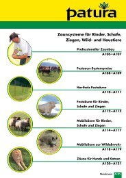 Zaunsysteme für Rinder, Schafe, Ziegen, Wild- und Haustiere