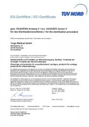 EG-Zertifikat l EC-Certificate - Troge Medical GmbH