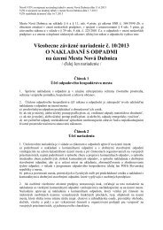 VZN - Mesto Nová Dubnica