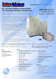 CVC-TM SERIES THREE PHASE 6KVA ~ 1000KVA