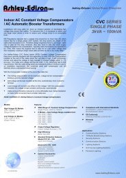 CVC SERIES SINGLE PHASE 3kVA ~ 100kVA