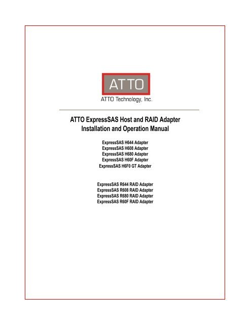 Atto SCSI & RAID Devices Driver Download for Windows 10 Atto SCSI & RAID Devices Driver Download for Windows 10