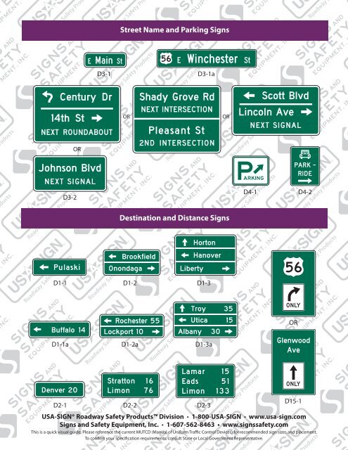 Sign Reference Guide