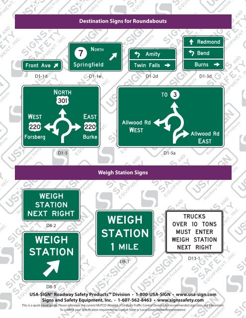 Sign Reference Guide