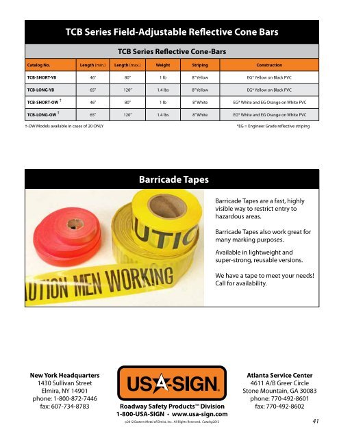 Roadway Safety Products