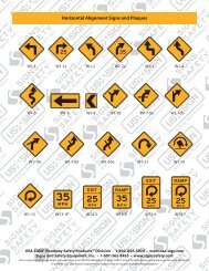 Horizontal Alignment Signs and Plaques - USA Sign