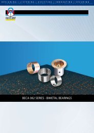 BECA 082 SERIES - BIMETAL BEARINGS