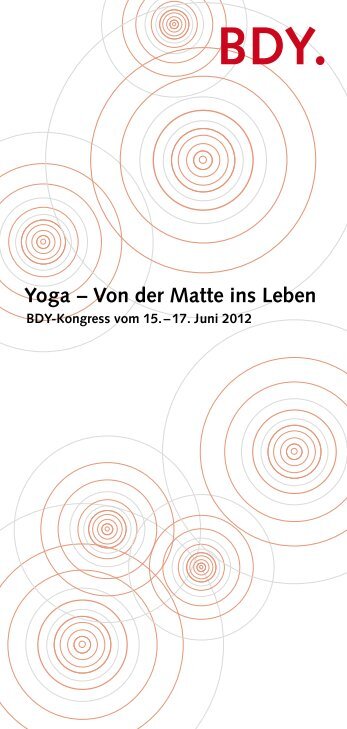 Yoga – Von der Matte ins Leben Programm - BDY