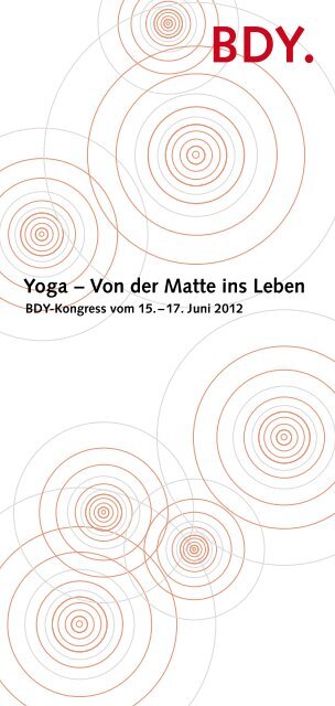 Yoga – Von der Matte ins Leben Programm - BDY