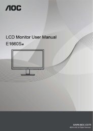 English - AOC Monitor