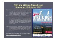 RUN and BIKE de Niederbronn Dimanche 20 Octobre 2013