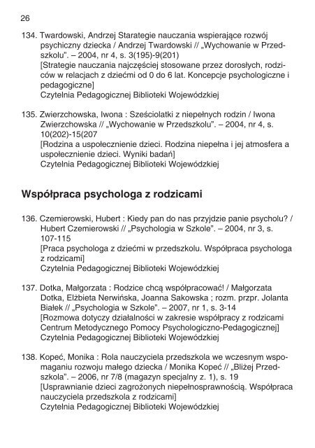 Psycholog w przedszkolu