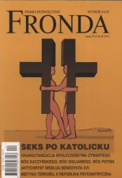 Seks po katolicku - Fronda