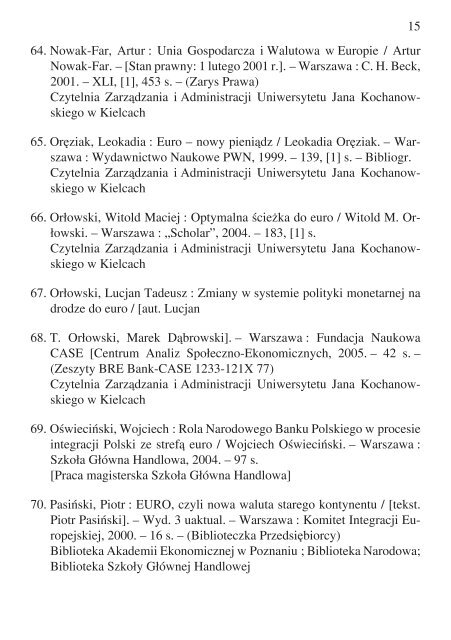 Istota i etapy integracji walutowej (EURO)