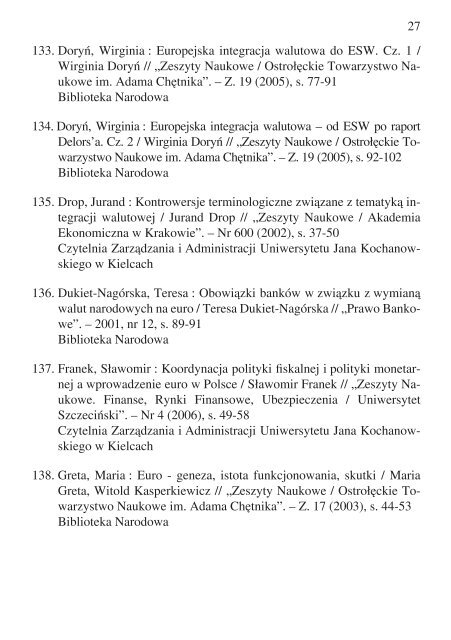 Istota i etapy integracji walutowej (EURO)