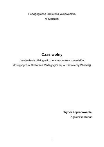 Czas wolny