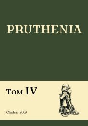 Pismo do pobrania w caÅoÅci â pdf - Rocznik PRUTHENIA