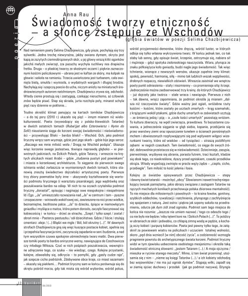 4/2010 - plik pdf (3 069 780 bajtÃ³w) - WojewÃ³dzka Biblioteka ...