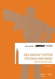 Das Agepan System für Dach und Wand