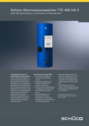 Schüco Warmwasserspeicher TTE 450 HA 2