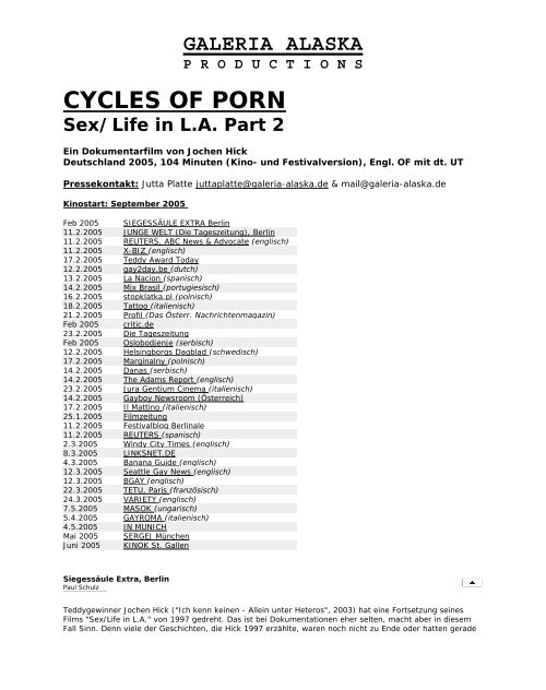 CYCLES OF PORN