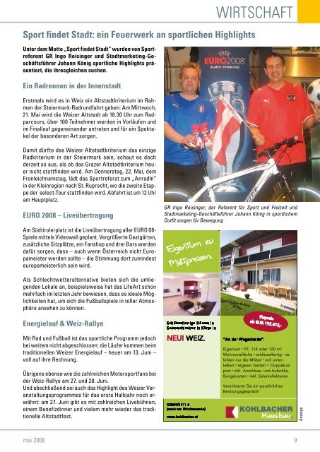 RADSPORT IN WEIZ