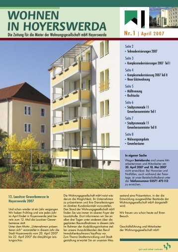 Komplexmodernisierungen 2007 - Wohnungsgesellschaft ...