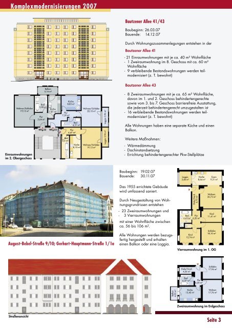 Komplexmodernisierungen 2007 - Wohnungsgesellschaft ...