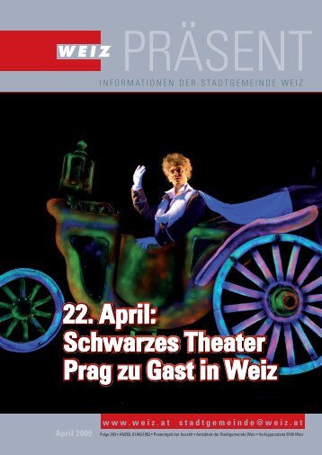 22. April: Schwarzes Theater Prag zu Gast in Weiz 22. April ...