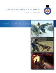 View - Durham Regional Police Service