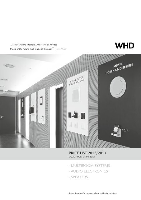SPEAKERS - WHD