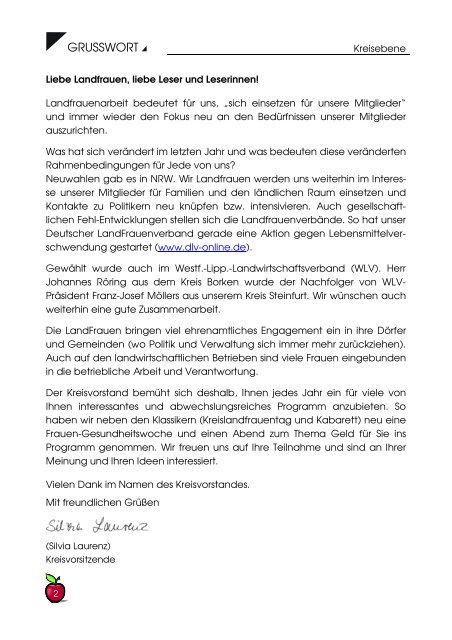 Jahresprogramm 2012/2013 - Westfälisch-Lippischer ...