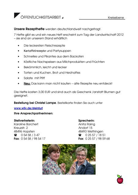 Jahresprogramm 2012/2013 - Westfälisch-Lippischer ...