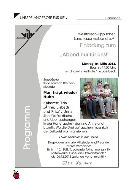 Jahresprogramm 2012/2013 - Westfälisch-Lippischer ...