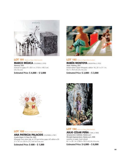 Auction 07 Catalog (PDF) - Museum of Latin American Art