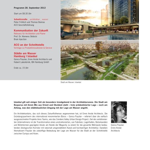 Einladung zum Architektensymposium 2012