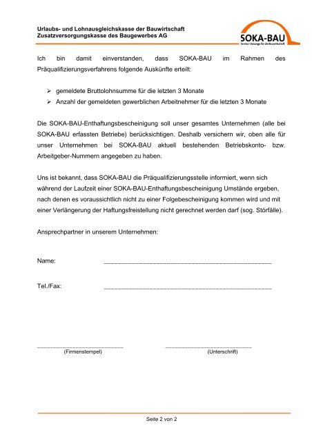 Urlaubs- und Lohnausgleic