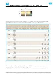 Datenblatt Vortriebsdruckrohre - HOBAS GFK-Rohrsysteme