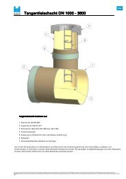 Datenblatt Tangentialschacht - HOBAS GFK-Rohrsysteme