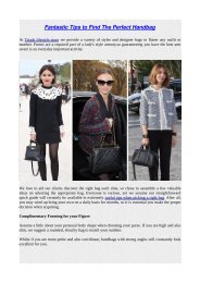 Fantastic Tips to Find The Perfect Handbag.pdf