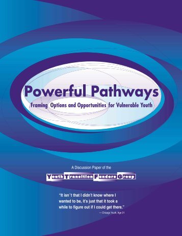 Powerful Pathways - The Forum for Youth Investment