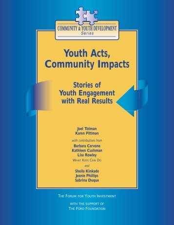 Youth Acts Community Impacts