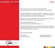 Newsletter des Landes-verbandes März 2012 - AWO Nordwest