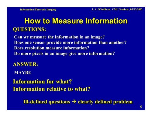 Information-Theoretic